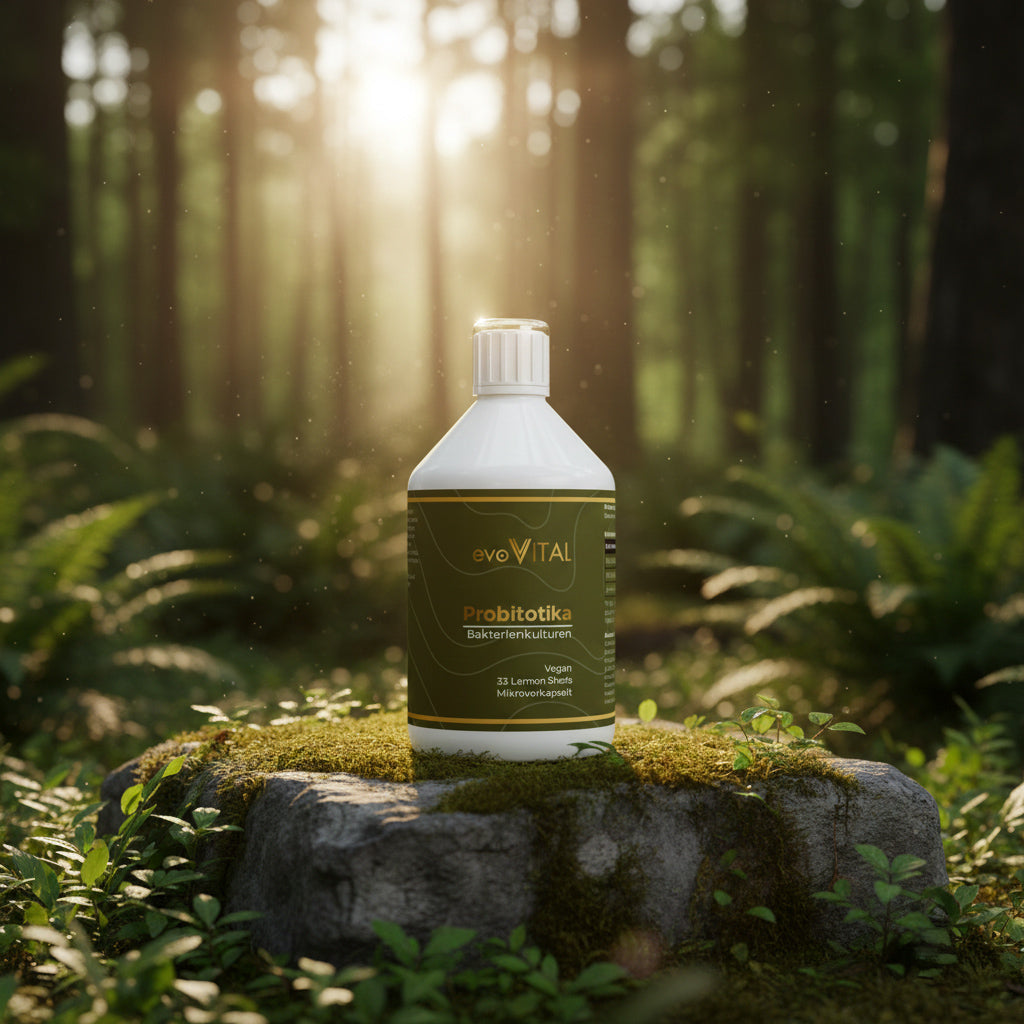 Probiotika Nahrungsergänzung für die Gesundheit Mockup