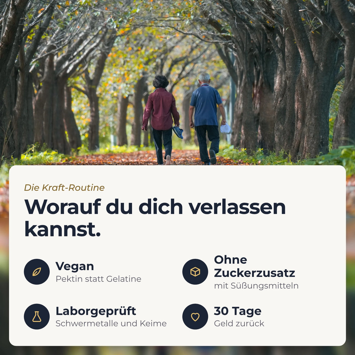 Vegan, ohne Zuckerzusatz, laborgeprüft, 30 Tage Geld zurück