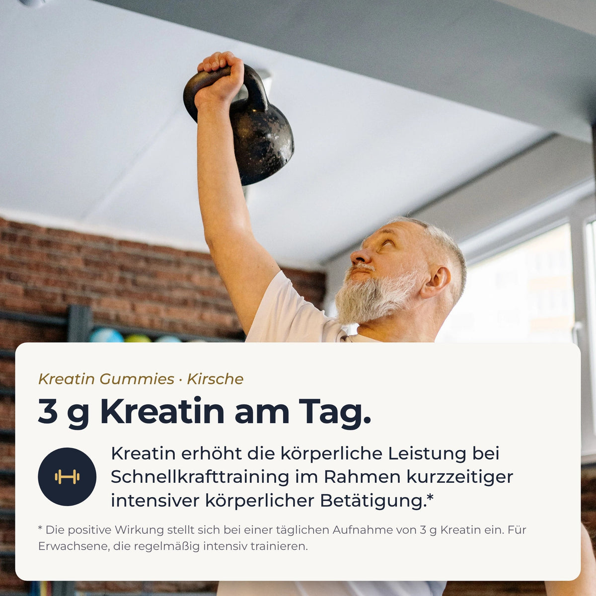 Kreatin Gummies im Alltag: 3 g Kreatin am Tag