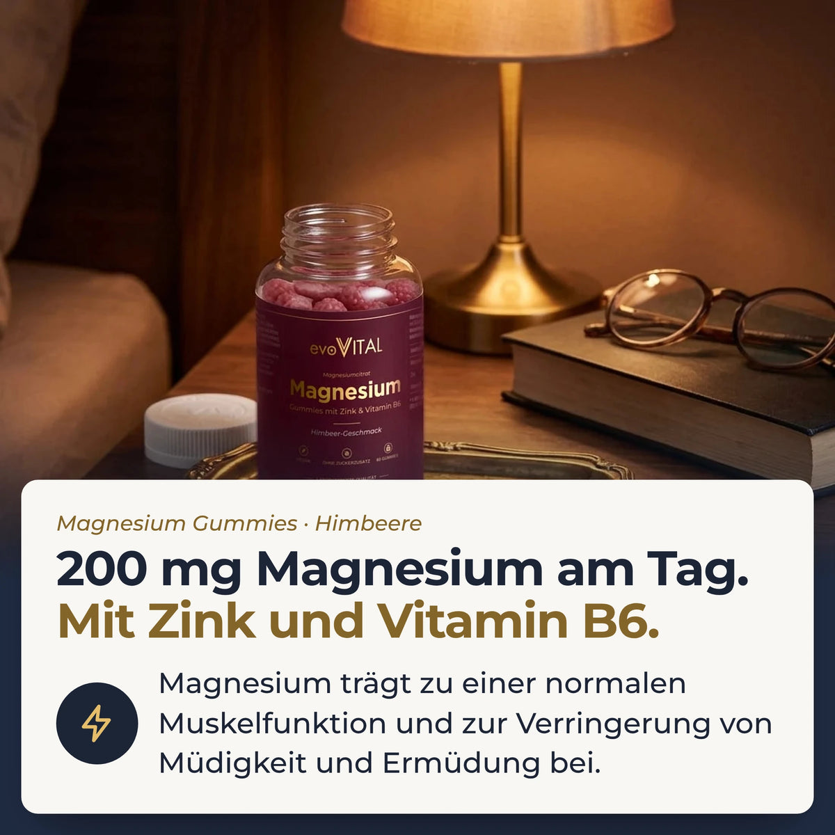 Magnesium-Gummies mit Zink und Vitamin B6