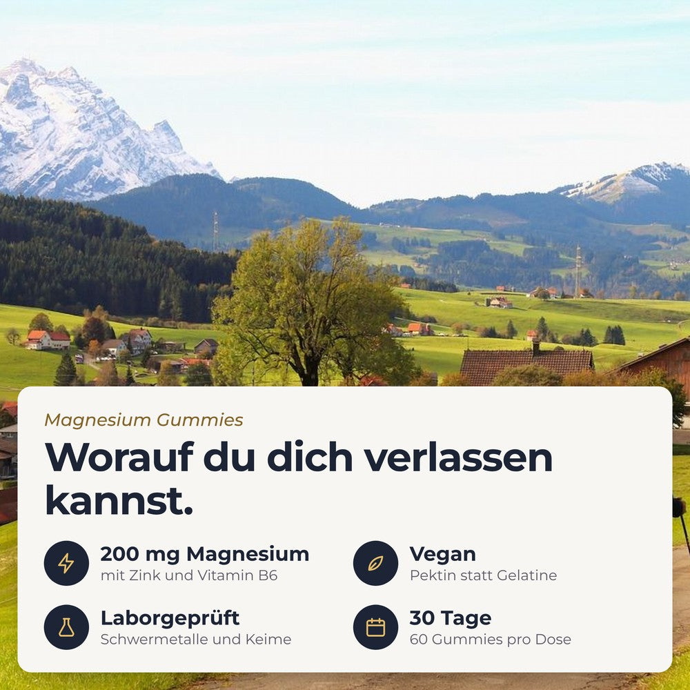 Magnesium Gummies: das Wichtigste auf einen Blick