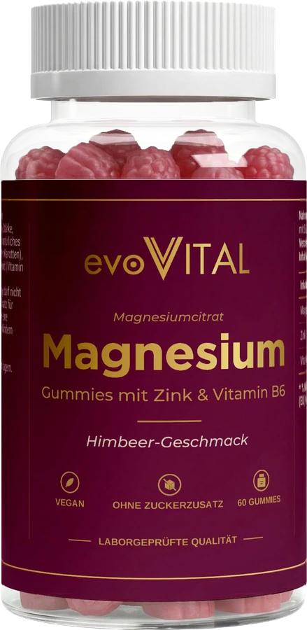 Magnesium Gummies von evoVital, Dose