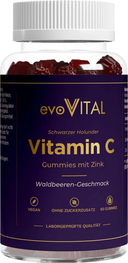 Vitamin C Gummies von evoVital, Dose